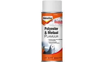 Alabastine Polyester & Metaal Plamuur Wit 400 ml