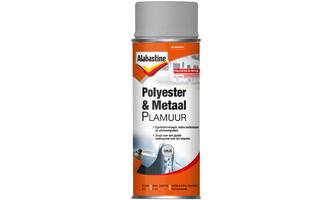 Alabastine Polyester & Metaal Plamuur Grijs 400 ml
