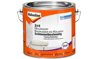 Alabastine 2In1 Muurverf Badkamer & Keuken Schimmelbestendig 2,5 L