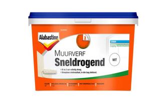 Alabastine Muurverf Sneldrogend Wit 5 L