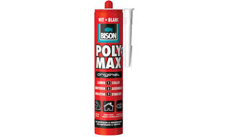 Bison Poly Max Wit 165g Hangtube