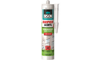 Bison Acrylaatkit Schilders Super Anti-Crack Wit 300 ml