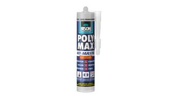 Bison Poly Max Seal Transparant Grijs 280 ml