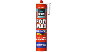Bison Prof Polymax High Tack Express Wit Crt 435 g