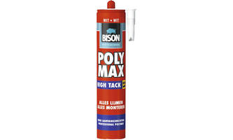 Bison Prof Polymax High Tack Wit Crt 425 g