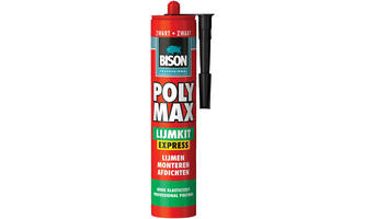 Bison Prof Polymax Lijmkit Express Zwart Crt 425 g