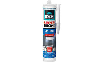 Bison Super Siliconenkit Sanitair Transparant 300 ml
