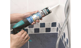 Bison Siliconenkit Sanitair Transparant-Grijs 300 ml