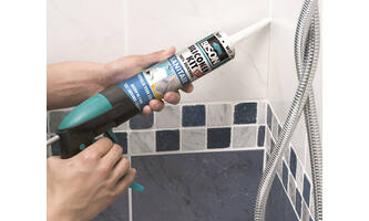 Bison Siliconenkit Sanitair Antraciet 300 ml