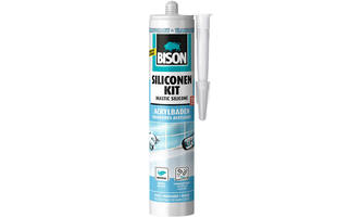 Bison Siliconenkit Acrylbaden Transparant 300 ml