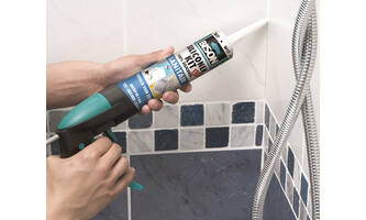 Bison Siliconenkit Sanitair Grijs 300 ml