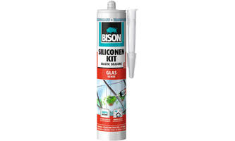 Bison Siliconenkit Glas Transparant