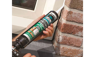 Bison Siliconenkit Bouw Transparant 300 ml