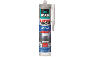 Bison Super Sanitair Koker Grijs 300 ml