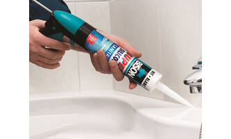 Bison Super Sanitair Koker Grijs 300 ml
