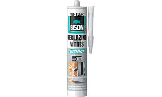 Bison Beglazingskit Wit 290 ml