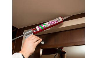Zwaluw Den Braven Acryl-W 310 ml Zwart