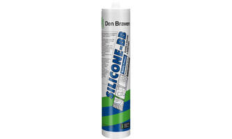 Zwaluw Silicone Bb + Sanitary Zwart 310 ml