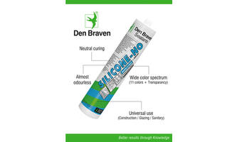 Zwaluw Silicone-No+Sanitary 310 ml Zwart