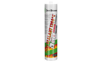 Zwaluw Den Braven Fire Sealant 1200C 310 ml Zwart