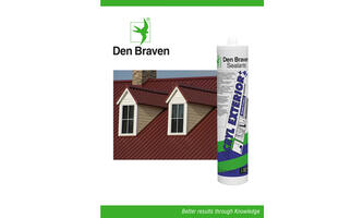 Zwaluw Den Braven Acryl Exterior+ 310 ml Bruin