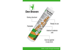 Zwaluw Den Braven Stuc-O-Seal 310 ml Wit