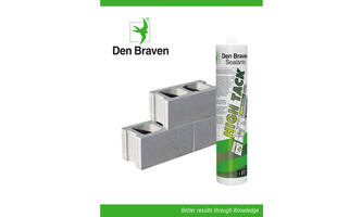 Zwaluw Den Braven High Tack 290 ml Zwart