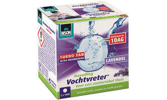 Bison Vochtvreter Turbo Tab Lavendel 2x100 g