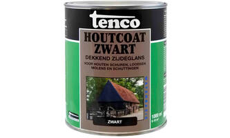 Tenco Houtcoat Zwart Waterbasis Zijdeglans