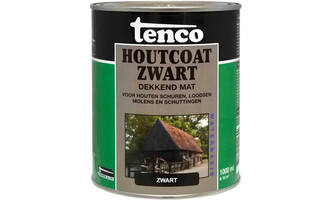 Tenco Houtcoat Zwart Waterbasis Mat