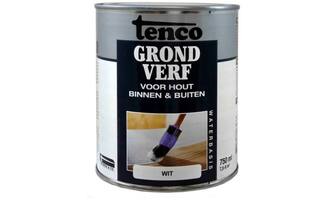 Tenco Grondverf Waterbasis Dekkend Mat Wit 750 ml