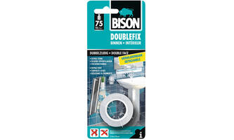 Bison Dubbel Fix Verwijderbare Schuimtape Wit 19 mm x 1,5 m