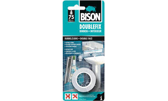 Bison Dubbel Fix Schuimtape Wit 19 mm x 1,5M
