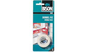Bison Dubbel Fix Schuimtape Wit 19 mm x 1,5M