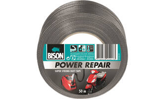 Bison Power Repair Tape Grijs Rol 50 m