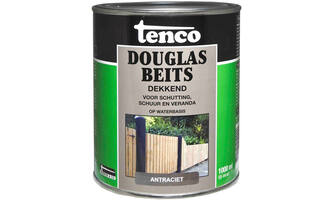 Tenco Douglas Houtbeits Dekkend Antraciet 1 L