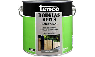 Tenco Douglas Houtbeits Transparant Oud Grijs 2,5 L