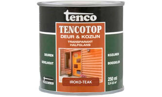 Tenco Tencotop Deur & Kozijn Dekkend Zijdeglans Irokoteak 250 ml