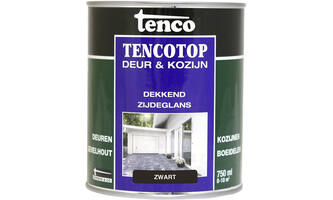 Tenco Tencotop Deur & Kozijn Dekkend Zijdeglans 39 Zwart 750 ml