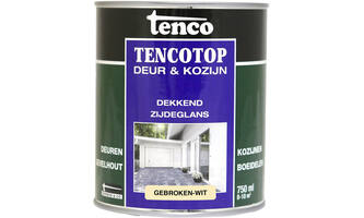 Tenco Tencotop Deur & Kozijn Dekkend Zijdeglans 40 Gebroken Wit 750 ml
