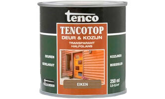 Tenco Tencotop Deur & Kozijn Transparant Halfglans 210 Eiken 250 ml