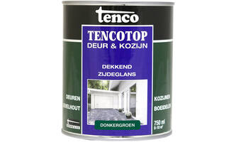 Tenco Tencotop Deur & Kozijn Dekkend Zijdeglans 51 Donkergroen 750 ml