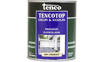 Tenco Tencotop Deur & Kozijn Dekkend Zijdeglans 9001 Cremewit
