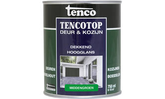Tenco Tencotop Deur & Kozijn Dekkend Hoogglans Middengroen 750 ml