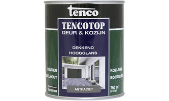 Tenco Tencotop Deur & Kozijn Dekkend Hoogglans Antraciet 750 ml