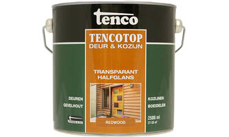 Tenco Tencotop Deur & Kozijn Transparant Halfglans 207 Redwood 2,5 L