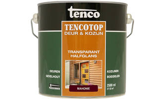Tenco Tencotop Deur & Kozijn Transparant Halfglans 209 Mahonie 2,5 L