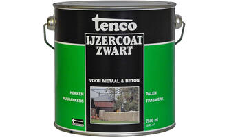 Tenco Ijzercoat Zwart 2,5 L