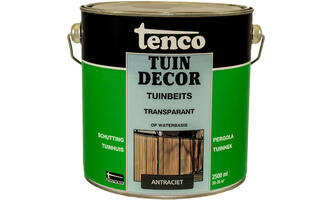 Tenco Tuindecor Transparant Antraciet