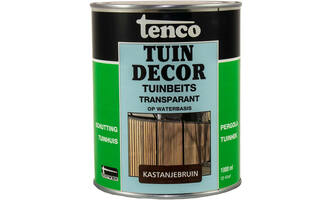 Tenco Tuindecor Transparant Kastanjebruin 1 L